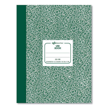 National® Composition Lab Notebook, Quadrille Rule, Green Cover, 10.13 X 7.88, 60 Sheets freeshipping - TVN Wholesale